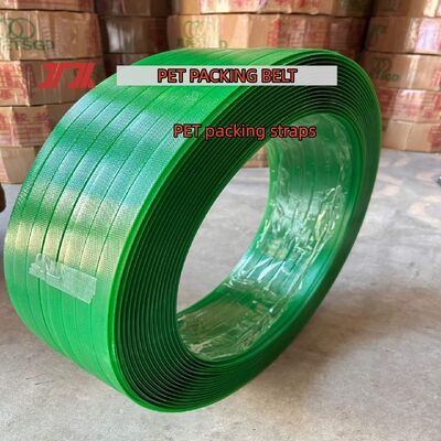 Cintura di reggiatura in PET ad alta velocità da 16 mm, reggiatura in PET, cintura di imballaggio in PET adatta per l'uso con macchine di imballaggio automatiche
