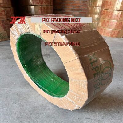 Cinghia di reggiatura in PET ad alta velocità da 12 mm, reggia in PET, cinghia di imballaggio in PET per reggiatrice automatica