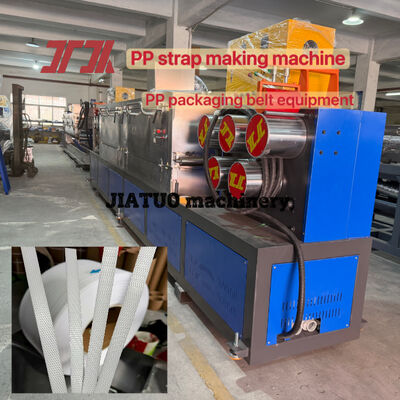 Linea di produzione di cinghie in PP macchina ad alta velocità per la fabbricazione di cinghie in PP per utensili di cinghiazione automatici.