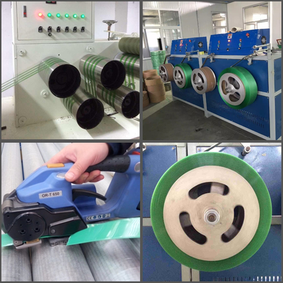 Macchine per l'estrusione 9-32 mm Linea di produzione di strisce di acciaio PET