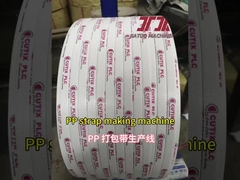 Linea di produzione per reggette in PP 5-19 mm Macchina per la fabbricazione di reggette in PP Estrusore per banda 200 kg/h Capacità massima