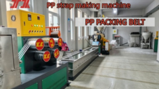 Impianto di produzione di attrezzature per reggiatura in PET PP